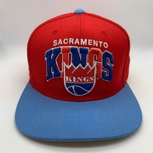 Vintage Sacramento Kings Basketball Snapback Hat Hardwood Classics Acrylic/Wool